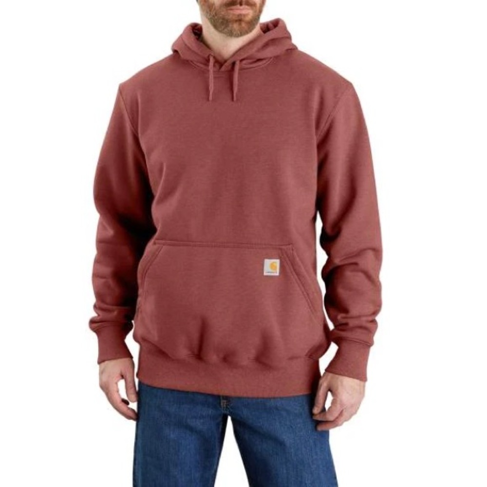Vintage Thrashed Carhartt Men’s Rain Defender Paxton Hooded Sweatshirt Small